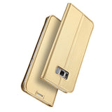 Deluxe Leather Wallet Flip Case For Samsung Galaxy 8