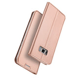 Deluxe Leather Wallet Flip Case For Samsung Galaxy 8