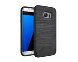 Protective Rubber Body Case With Secret Card Storage For Galaxy S7 and S8
