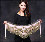 Dancing Silk Belt With Beads And Stones