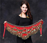 Dancing Silk Belt With Beads And Stones