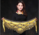 Dancing Silk Belt With Beads And Stones