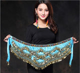 Dancing Silk Belt With Beads And Stones