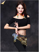 Dancing Silk Belt With Beads And Stones
