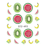 Special Set #4 -12 Sheets Per Set | Tropical Theme Nail Art Decals