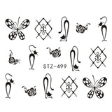 Special Set #4 -12 Sheets Per Set | Tropical Theme Nail Art Decals