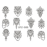 Special Set #4 -12 Sheets Per Set | Tropical Theme Nail Art Decals