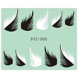Special Set #5 -12 Sheets Per Pack | Cute Animals And Flora Theme Nail Art Decals