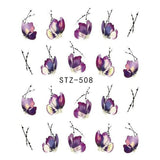 Special Set #5 -12 Sheets Per Pack | Cute Animals And Flora Theme Nail Art Decals