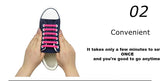 16 pcs Per Set | Classic Clip No Tie Shoelace
