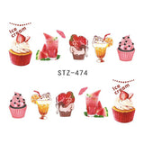 Summer Desserts | 15 Colors To Choose From | Nail Art Decals