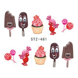 Summer Desserts | 15 Colors To Choose From | Nail Art Decals