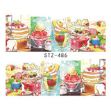 Summer Desserts | 15 Colors To Choose From | Nail Art Decals