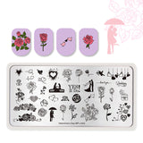 Stamping Template #1 - Valentine's Day Theme | 5 Patterns To Choose From!