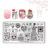 Stamping Template #1 - Valentine's Day Theme | 5 Patterns To Choose From!