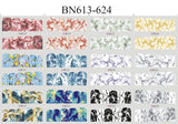 Special Set #2 - 12 Designs Per Big Sheet | Valentine Inspired Nail Art Decals