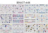 Special Set #2 - 12 Designs Per Big Sheet | Valentine Inspired Nail Art Decals