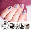 Stamping Template #2 - Mixed Art Theme | 6 Patterns To Choose From!