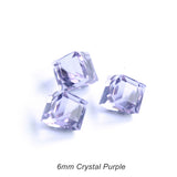 3D Rhinestone Cube Charms | 10 Pieces Per Set