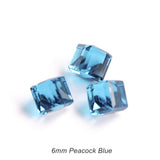 3D Rhinestone Cube Charms | 10 Pieces Per Set