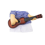 *Hot! Funny Rockstar With Guitar Costume For Dogs and Cats